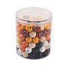 120Pcs 6 Style Natural Wood Beads WOOD-YS0001-02-7