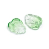 Two-Tone Transparent Glass Charms GLAA-H016-15I-2