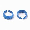 Spray Painted Alloy Cuff Rings RJEW-T011-31E-RS-2