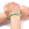 Dyed Natural Green Aventurine Beads Stretch Bracelets BJEW-Q305-3