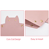 Leather Cartoon Cat Shape Cosmetics Jewelry Plate FIND-WH0152-14B-4