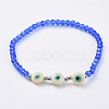 Glass Beads Stretch Bracelets BJEW-JB04756-2