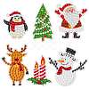 Christmas Theme DIY Diamond Painting Stickers Kits For Kids DIY-H123-01-1