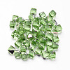 Faceted Cube Glass Cabochons X-GGLA-L007A-05-2