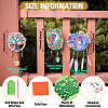 Biyun 3 Sets 3 Style DIY Diamond Painting Wind Chime Kits DIY-BY0001-24-4