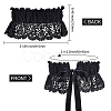 Polyester Bowknot Wide Elastic Corset Belts AJEW-WH0248-31B-2