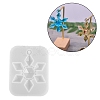 Christmas Theme DIY Snowflake Pendant Silicone Molds DIY-F114-27-1