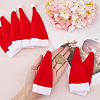 Christmas Hat Cloth Cutlery Set Bags AJEW-WH0401-44-3