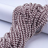Glass Pearl Beads Strands HY-6D-B27-4