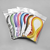 DIY Paper Quilling Strips Sets: 26 Color Paper Quilling Strips DIY-R041-13-6