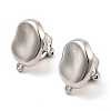 Alloy Clip-on Earring Findings FIND-L015-010P-1