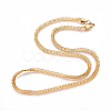 304 Stainless Steel Curb Chain Necklaces X-NJEW-L160-002G-2