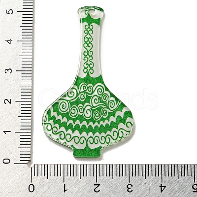 Printed Aerylic Pendants OACR-P026-E04-1