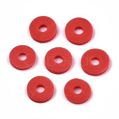 Handmade Polymer Clay Beads X-CLAY-Q251-6.0mm-40-1