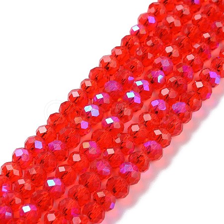 Electroplate Glass Beads Strands EGLA-A034-T8mm-L05-1