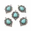 Synthetic Turquoise Dyed Pendants FIND-H042-04AS-1