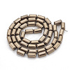 Electroplate Non-magnetic Synthetic Hematite Beads Strands G-N0322-10F-2