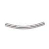 304 Stainless Steel Curved Tube Beads STAS-F040-43-P-1