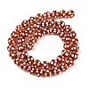 Tibetan Style dZi Beads Strands G-NH0018-E01-01-2