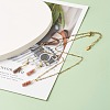 Natural Plum Blossom Jade Jewelry Set for Women SJEW-JS01221-4