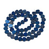 Electroplate Glass Beads Strands EGLA-N006-080-B02-2
