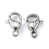 304 Stainless Steel Lobster Claw Clasps X-STAS-M262-01-9mm-1