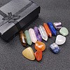 Natural Gemstone Healing Stones Sets G-PW0007-125-5