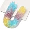 Transparent Painted Glass Beads Strands DGLA-A034-T1mm-A15-1