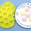 DIY Apple Shape Food Grade Silicone Molds SOAP-PW0001-105-1