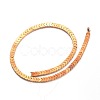 Electroplated Non-magnetic Synthetic Hematite Bead Strands G-E304-06-2