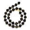 Natural Golden Sheen Obsidian Beads Strands G-I376-C18-01-2