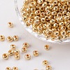 Electroplate Glass Seed Beads SEED-Q005-01-1