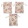 Cotton Gift Packing Pouches Drawstring Bags ABAG-B001-01B-03-3