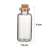 Glass Jar Bead Containers X-CON-Q009-3