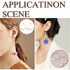 DIY Iron Ring Dangle Earring Making Kits DIY-YW0008-93-5