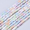 Opaque Glass Beads Strands GLAA-L030-A02-1