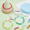 DICOSMETIC DIY Curved Tube Bracelet Making Kit DIY-DC0001-89-4