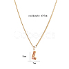 Cubic Zirconia Puzzle Pendant Necklaces VP6422-2-1