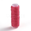 Waxed Polyester Cord YC-WH0007-03B-30-2