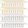 SOFPLATE 300Pcs 2 Style 304 Stainless Steel Earring Hooks STAS-SP0001-39-1