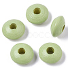 Dyed Natural Beech Wood Beads WOOD-T015-43I-1