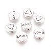 Valentines Gift Ideas for Her Tibetan Silver Beads LF8937Y-NF-1