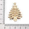 Christmas Alloy Rhinestone Cabochons FIND-U016-03G-04-3