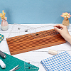 Customized 10-Slot Wooden Quilting Ruler Storage Rack RDIS-WH0011-21C-3