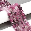 Natural Cherry Blossom Agate Beads Strands G-B076-A02-01-2