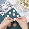 Fingerinspire 1 Box 60Pcs Self-Adhesive Acrylic Rhinestone Stickers DIY-FG0001-84A-3