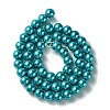 Eco-Friendly Dyed  Glass Pearl Round Bead Strands HY-A002-8mm-RB073-2