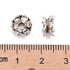 Buddhist Jewelry Findings Tibetan Style Lotus Double Sided Bead Caps X-PALLOY-O042-03-3