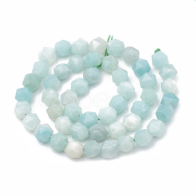 Natural Amazonite Beads Strands G-S332-10mm-009-1