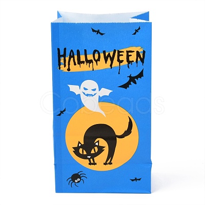 Halloween Theme Kraft Paper Bags CARB-H030-A06-1